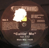 Lil' Zane Feat. 112 : Callin' Me (12", Promo)