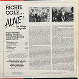 Richie Cole : Alive! At The Village Vanguard (LP, Album)