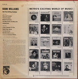 Hank Williams And The Drifting Cowboys* : Hank Williams (LP, Comp)