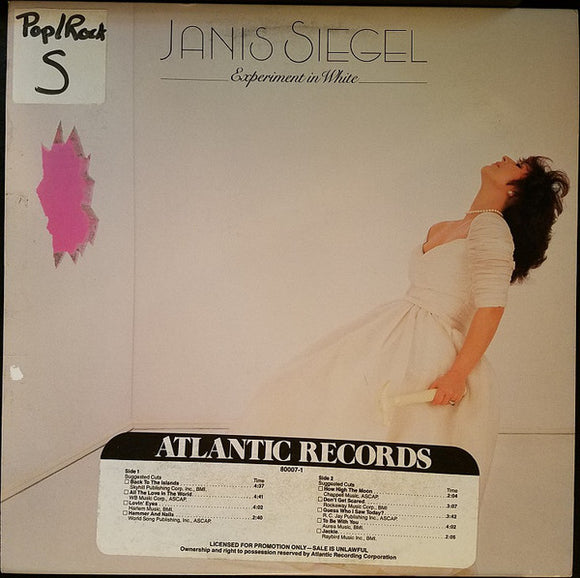 Janis Siegel : Experiment In White (LP, Album)