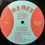 The Country Gentlemen : Yesterday & Today - Volume 1 (LP, Comp)