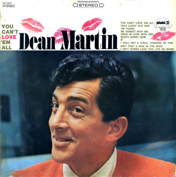 Dean Martin : You Can't Love 'Em All (LP, Comp)