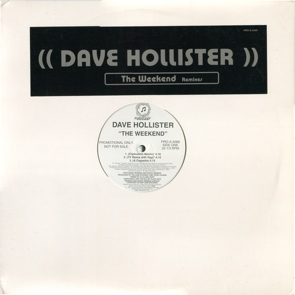 Dave Hollister : The Weekend (Remixes) (12