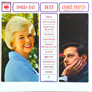 Doris Day And André Previn With The André Previn Trio : Duet (LP, Album, Mono)