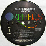 Aleese Simmons : I Want It (LP, Album)