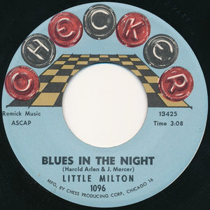 Little Milton : Blues In The Night / Blind Man (7", Single)