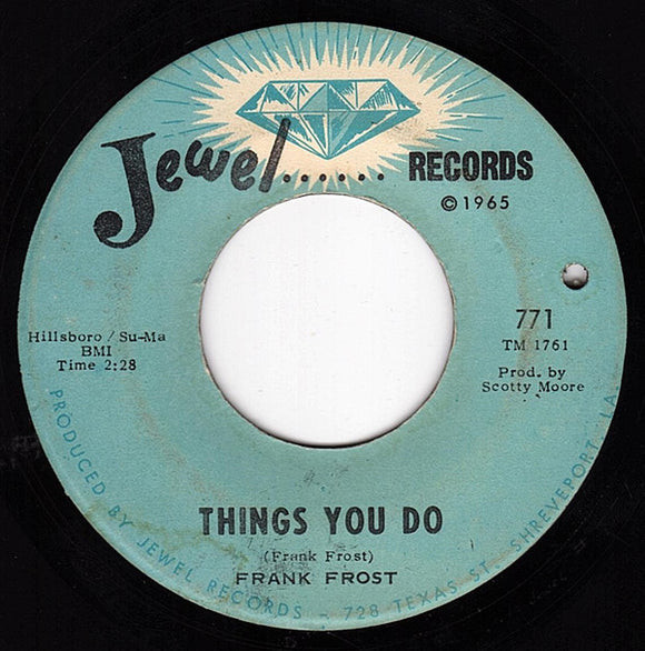 Frank Frost : Things You Do / Harpin' On It (7