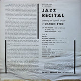 Charlie Byrd : Jazz Recital (LP, Album, Mono)