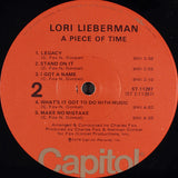 Lori Lieberman : A Piece Of Time (LP, Album, Win)