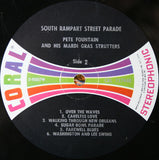 Pete Fountain And His Mardi Gras Strutters : South Rampart Street Parade (LP, Album, Pin)