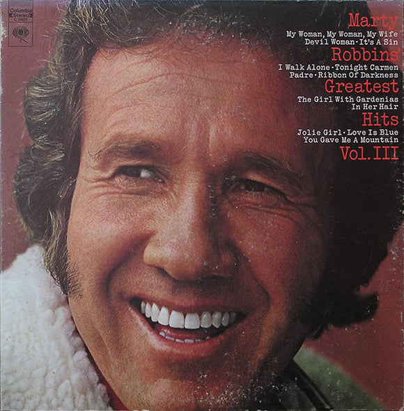 Marty Robbins : Marty Robbins' Greatest Hits Vol. III (LP, Comp)