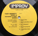 Tony Bennett : Tony Bennett Sings 10 Rodgers & Hart Songs (LP)