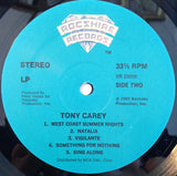 Tony Carey : I Won't Be Home Tonight (LP, Album)