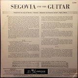 Andrés Segovia : Segovia And The Guitar (LP, Album, Mono, RP)