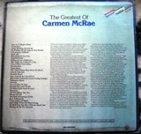 Carmen McRae : The Greatest Of Carmen McRae (2xLP, Comp)