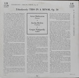 Tchaikovsky* / Artur Rubinstein*, Jascha Heifetz, Gregor Piatigorsky : Trio In A Minor, Op. 50 (LP, Album, Mono)