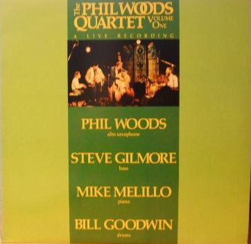 The Phil Woods Quartet : Live Volume One (LP, Album)