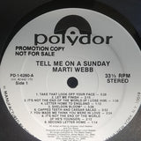 Marti Webb : Tell Me On A Sunday (LP, Album, Promo, W/Lbl, Gat)