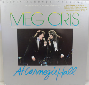 Meg Christian / Cris Williamson : At Carnegie Hall (2xLP, Album, Gat)