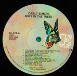 Carly Simon : Boys In The Trees (LP, Album, PRC)