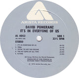 David Pomeranz : It's In Everyone Of Us (LP, Album)