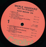 Merle Haggard And The Strangers (5) : Keep Movin' On (LP, Album, Los)