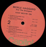 Merle Haggard And The Strangers (5) : Keep Movin' On (LP, Album, Los)