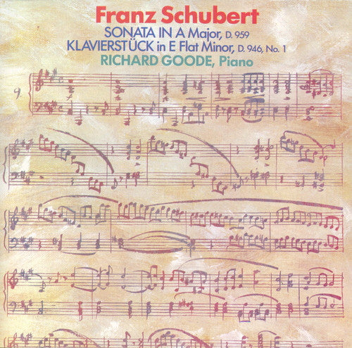 Franz Schubert - Richard Goode : Sonata In A Major, D. 959 • Klavierstück In E-flat Minor, D. 946, No. 1 (CD, Album)