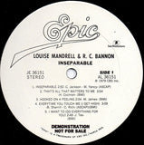 Louise Mandrell & R.C. Bannon : Inseparable (LP, Album, Promo)