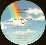 Michael Paulo : One Passion (LP, Album, Pin)