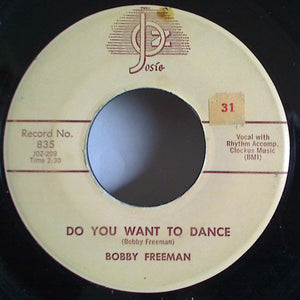 Bobby Freeman : Do You Want To Dance (7", Single)