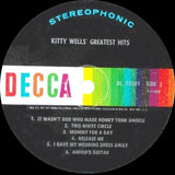 Kitty Wells : Kitty Wells' Greatest Hits (LP, Comp, Pin)