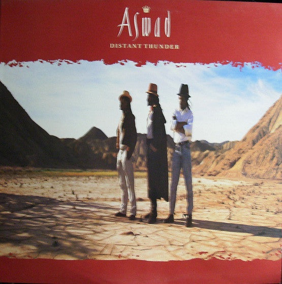 Aswad : Distant Thunder (LP, Album, Promo)
