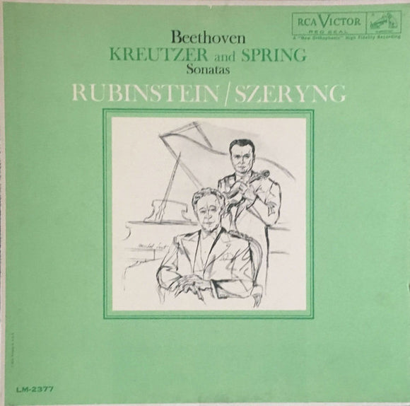 Ludwig Van Beethoven - Arthur Rubinstein, Henryk Szeryng : 