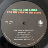 Townes Van Zandt : For The Sake Of The Song (LP, Album, RE)