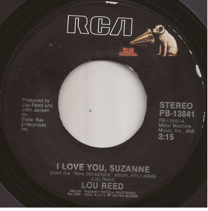 Lou Reed : I Love You, Suzanne (7", Single)