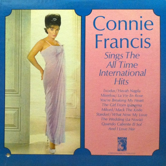 Connie Francis : Sings The All Time International Hits (LP, Album, Mono)