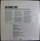 Lou Rawls : Live! (LP, Album, RE)