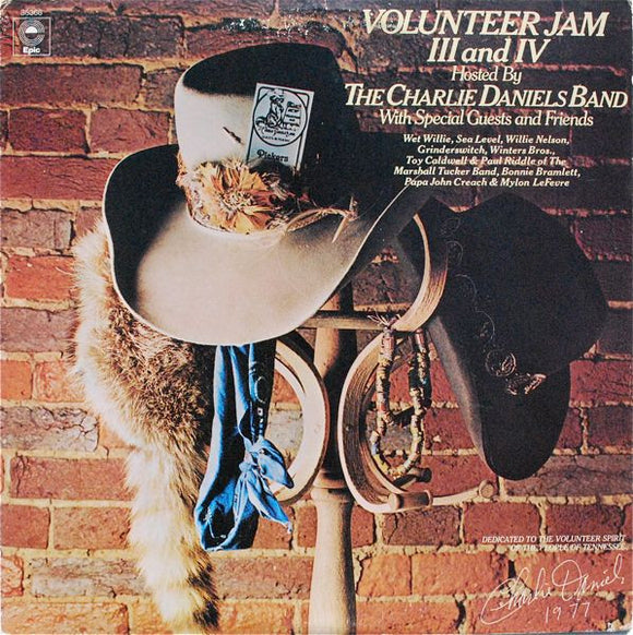 The Charlie Daniels Band : Volunteer Jam III And IV (2xLP, Comp, Pit)