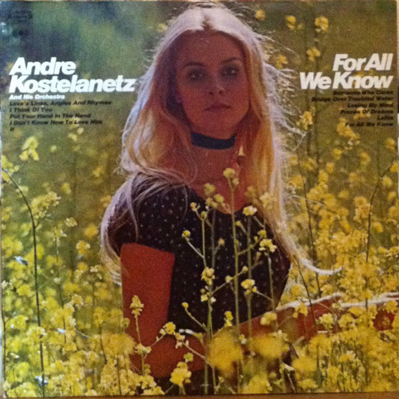 André Kostelanetz And His Orchestra : For All We Know (LP, Album)