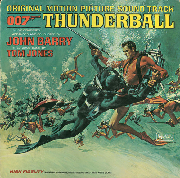 John Barry : Thunderball (Original Motion Picture Soundtrack) (LP, Album, Mono)