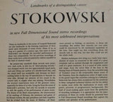 Leopold Stokowski conducting his Leopold Stokowski And His Symphony Orchestra : Landmarks Of A Distinguished Career (LP, Album)