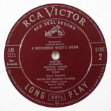 Claude Debussy / Felix Mendelssohn-Bartholdy - Arturo Toscanini And The NBC Symphony Orchestra : La Mer / Incidental Music To A Midsummer Night's Dream (LP, Mono)