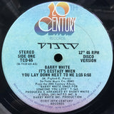 Barry White : It's Ecstasy When You Lay Down Next To Me (12", Pit)