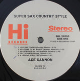 Ace Cannon : Ace Cannon Super Sax Country Style (LP)