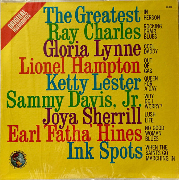 Various : The Greatest (In Person) (LP, Comp)