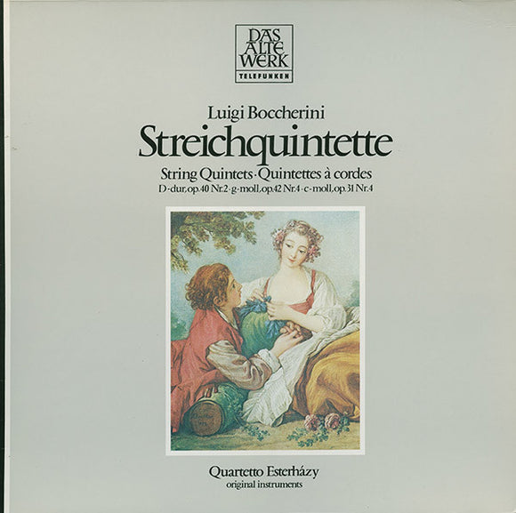 Luigi Boccherini, Quartetto Esterházy : Streichquintette (LP, Gat)