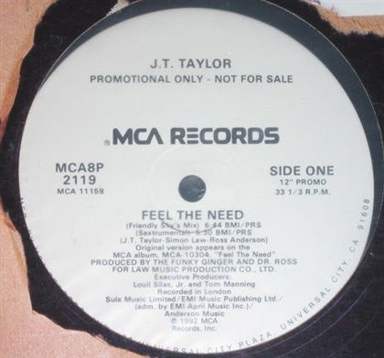 J.T. Taylor : Feel The Need (12