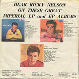 Ricky Nelson (2) : Sweeter Than You / Just A Little Too Much (7", Single)