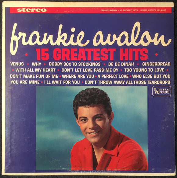 Frankie Avalon : 15 Greatest Hits (LP, Comp, Club)